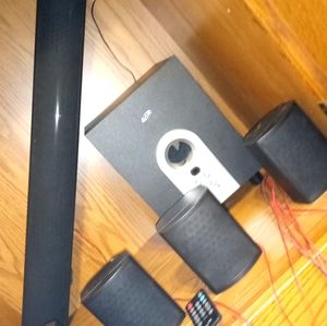 Ilive bluetooth remote surround sound speakers